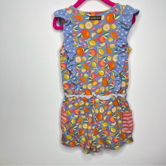 Matilda Jane Colorful Fruit Romper Sleeveless Size 8 - Picture 7 of 7